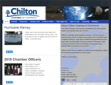 Tablet Screenshot of chiltonchamber.com